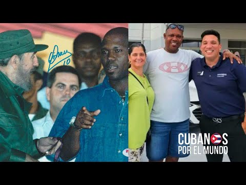Pelotero castrista Omar Linares, aparecer en Miami, promocionando un dealer de carros