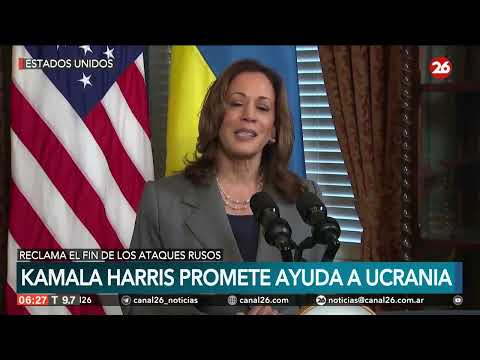 EEUU | Kamala Harris promete ayuda a Ucrania