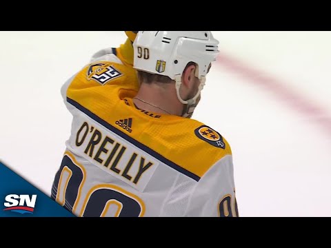 Predators Ryan OReilly Rips Wrist Shot Top Corner For Power-Play Goal