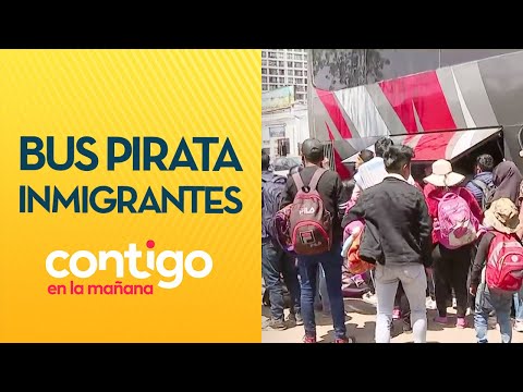 NADIE LOS CONTROLÓ: Bus pirata entró con 44 inmigrantes irregulares al país - Contigo en La Mañana