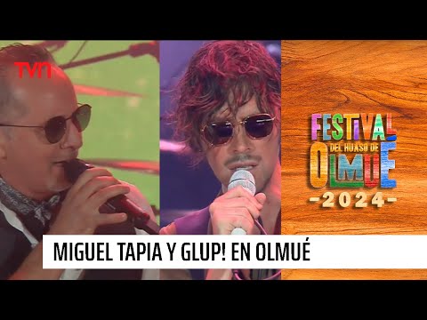 Así fue la aparición de Miguel Tapia en la presentación de Glup! en Olmué 2024