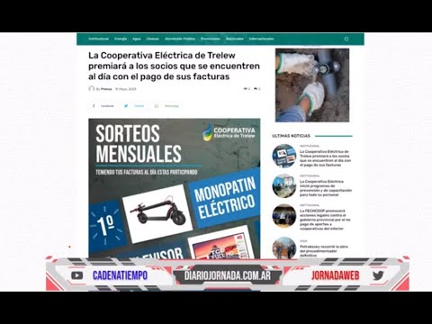 EN VIVO| Fernando Soto, Tesorero del Consejo de Administración de la Cooperativa Electrica de Trelew