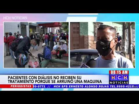¡Triste! Sin atención 120 pacientes renales por falla en máquinas de Diálisis de Honduras