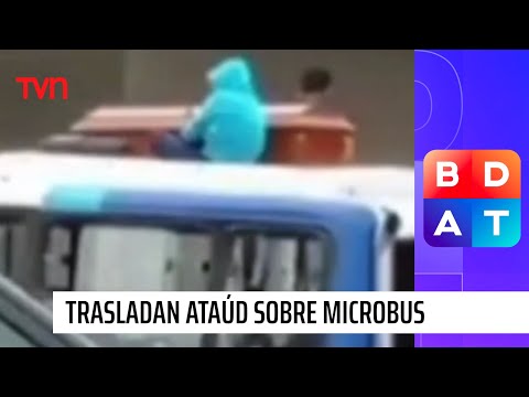 Antofagasta: Trasladan ataúd sobre un microbus para rendir homenaje a conductor | BDAT