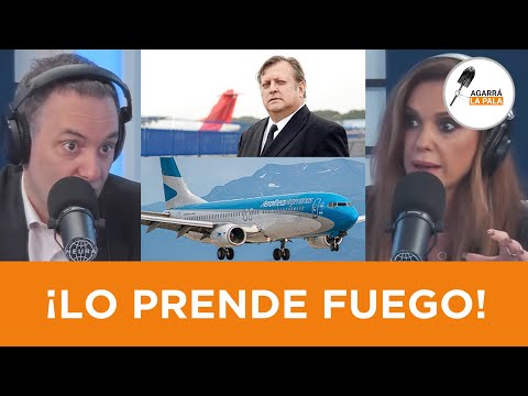 EL VOCERO ADORNI PRENDE FUEGO TODO EN LA MESA DE GUADA VÁZQUEZ SOBRE LA PRIVATIZACIÓN DE AEROLÍNEAS