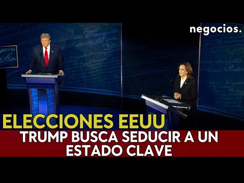 ELECCIONES EEUU:Trump busca seducir a un Estado clave, Kamala quiere debate y lío con las encuestas