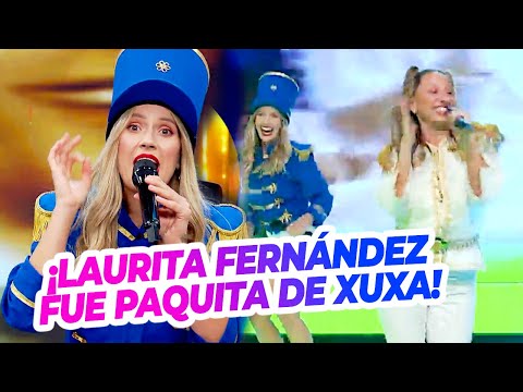 ¡Laurita cumplió el sueño de ser una paquita de Xuxa! Se lookeó y bailó todas las canciones