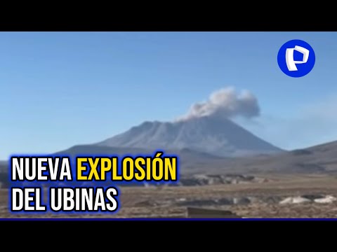 Moquegua: continúa alarma por nueva explosión en el volcán Ubinas