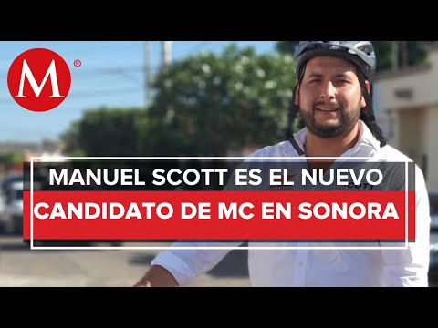 Tras salida de Ricardo Bours, Manuel Scott es el candidato de MC por Sonora