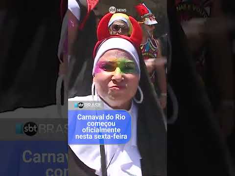 Carnaval do Rio começou oficialmente nesta sexta-feira