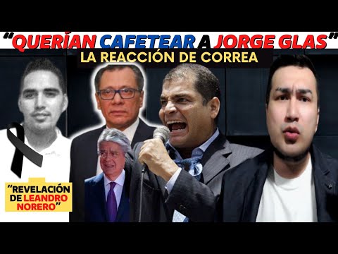 Leandro Norero confirmo “Querían cafetear a Jorge Glas” La reacción de Rafael Correa