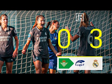 Real Betis Féminas vs Real Madrid CF (0-3) | Resumen y goles | Highlights Liga F