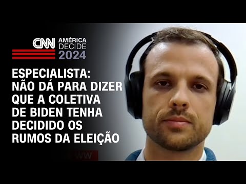 Não dá para dizer que a coletiva de Biden tenha decidido os rumos da eleição, diz especialista | WW