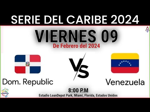 República Dominicana Vs Venezuela en la Serie del Caribe 2024 - Miami - FINAL