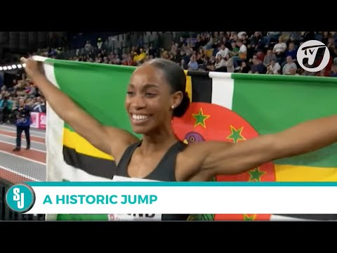 Thea LaFond - A Historic Jump | TVJ Smile Jamaica