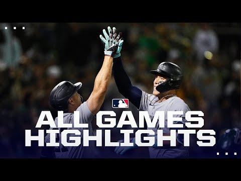 Highlights from ALL games on 9/21! (Aaron Judge hits 54th HR, Guardians clinch AL Central)