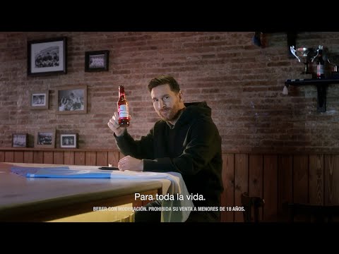 Lionel Messi en la nueva publicidad de Budweiser - Junio 2021