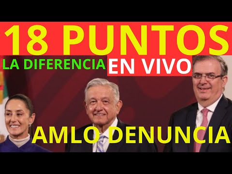 DENUNCIA DE AMLO EN USA! PIDEN EXPULSION DE MONREAL..ALIAS LA RATA CLAUDIA INALCANZABLE 18 PUNTOS