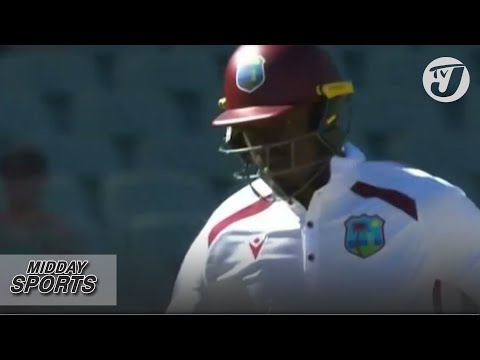 Windies Lose by 10 Wickets to Australia in 1st Test in Adelaide | TVJ Midday Sports News