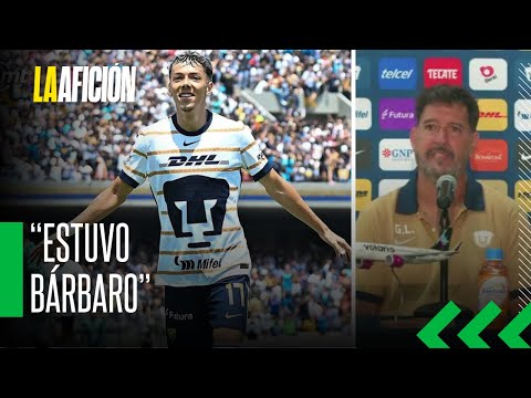 Gustavo Lema elogia a Jorge Ruvalcaba por su regreso goleador con Pumas