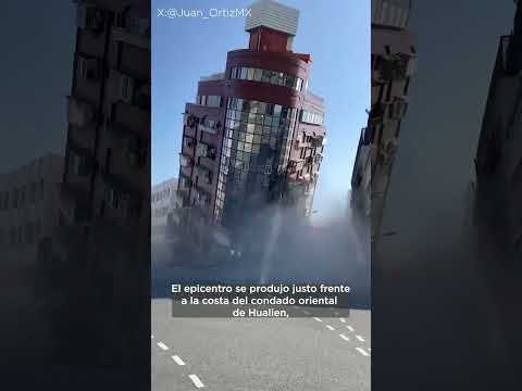 En video: así se vivió en terremoto en Taiwán