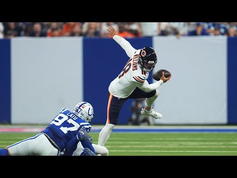 Caleb Williams gets 1st touchdown pass to Rome Odunze as Chicago Bears fall to Colts in Indianapolis