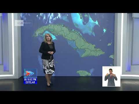 El Tiempo en Cuba:  Tarde cálida con escasas lluvias