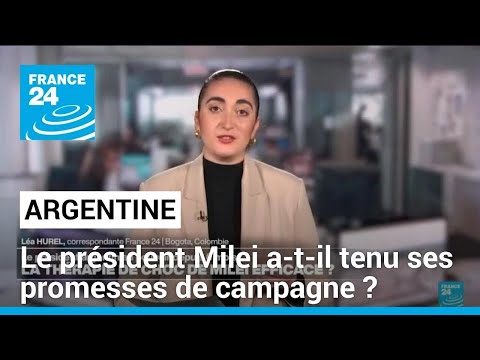 Argentine : le président Milei a-t-il tenu ses promesses de campagne ? • FRANCE 24