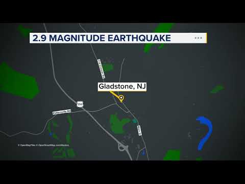 2.9-magnitude aftershock reported in New Jersey weeks after larger earthquake