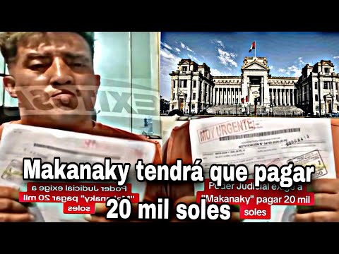 poder judicial exige a Makanaky la Realeza pagar 20 mil soles
