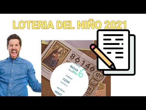 LOTERIA DEL NIÑO 2021 !! a 1 de ganar el de NAVIDAD ! ??