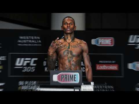 Du Plessis vs Adesanya Fighter Weigh-Ins | UFC 305