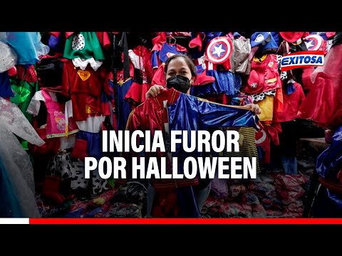 Cercado de Lima: Inicia furor de Halloween con novedosos disfraces