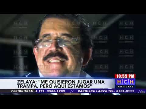 Sale expresidente Manuel Zelaya tras ser retenido en el Aeropuerto Toncontín