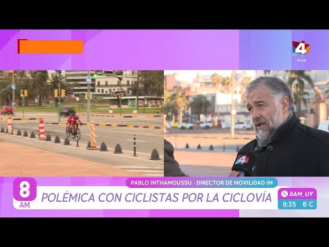 8AM - Polémica con ciclistas por la ciclovía