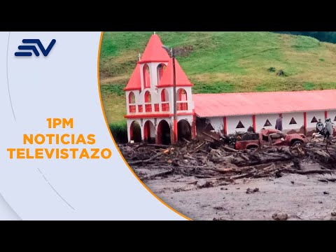COE Cantonal declaró emergencia tras 6 días del aluvión en Carchi | Televistazo | Ecuavisa