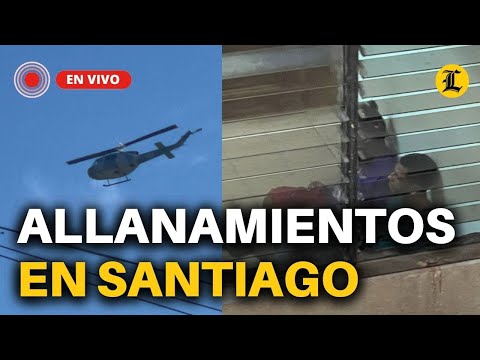 #ENVIVO | YENI BERENICE DIRIGE ALLANAMIENTOS EN SANTIAGO, DONDE DECOMISAN ARMAMENTO MILITAR