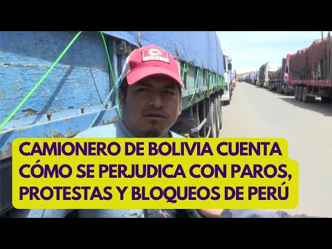 Chofer boliviano cuenta cómo se perjudica con frontera Perú-Bolivia cerrada