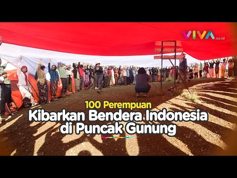Anggun Berkebaya, 100 Perempuan Indonesia Rayakan 'Hari Kartini' di Puncak Gunung Kembang