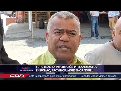 FP realiza inscripción precandidatos en Bonao, provincia Monseñor Nouel