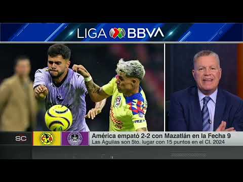 América solo pudo EMPATAR vs Mazatlán, pero Peláez pide PACIENCIA ante el Mal Momento | SportsCenter