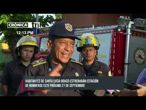 Camiones bomberiles fueron desplazados hacia Santa Lucía, Boaco - Nicaragua