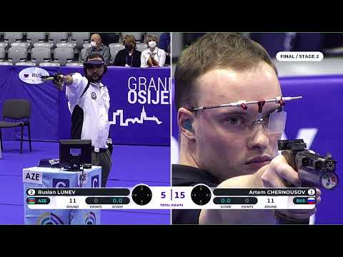Shooting 🔫 Final 10m Air Pistol Men - ISSF GP 10m, Osijek, Croatia (20.01.2022)
