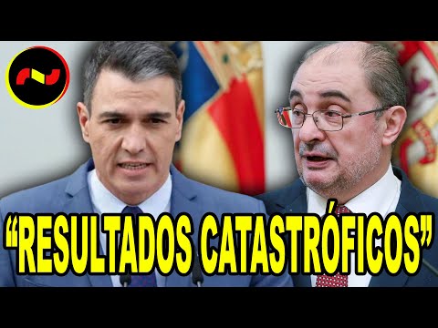 El socialista Lambán ADVIERTE a Sánchez del “CATASTRÓFICO” resultado de su gestión