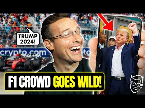 CHILLS: Trump Leads Entire STADIUM in ‘USA’ Chant At F1 Racing Championship | Crowd Roars, Energy?