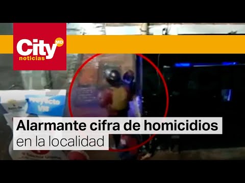 Doble sicariato en Usme quedó registrado en video | CityTv