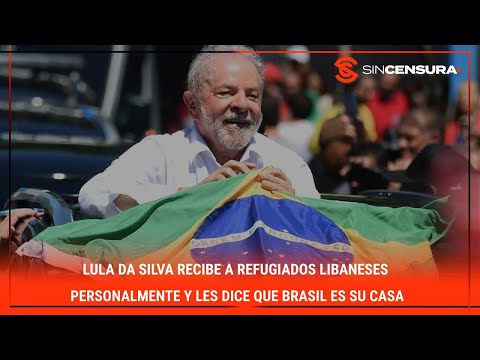 #LulaDaSilva recibe a refugiados libaneses PERSONALMENTE y les dice que #BRASIL es su casa