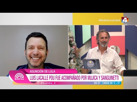 Buen Día - Asunción de Lula: Luis Lacalle Pou fue acompañado por Mujica y Sanguinetti