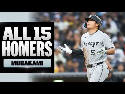 Munetaka Murakami is tied for the MLB LEAD with 15 home runs this season!  | MLB 하이라이트