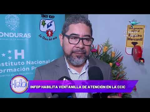 INFOP habilita ventanilla de atención en la CCIC